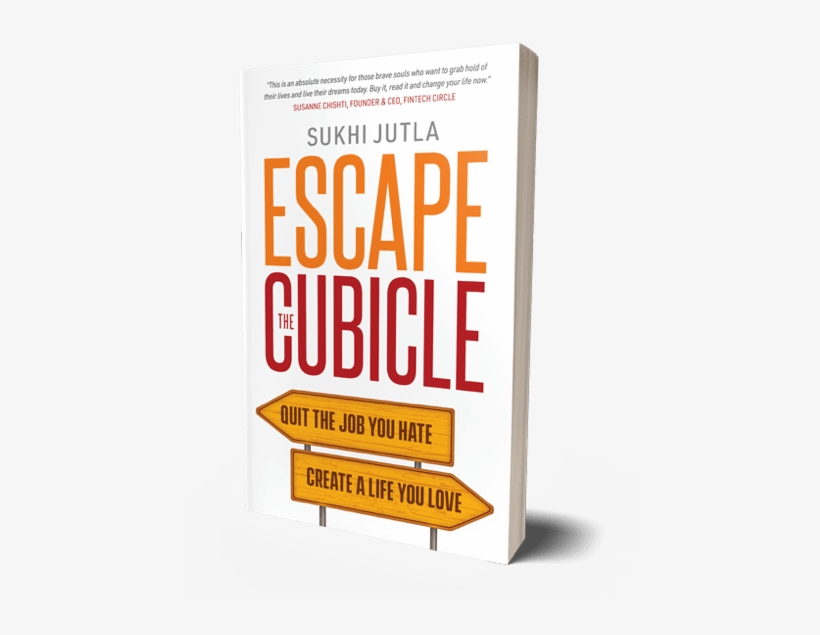 1 ) Ask For A Flat And 3d Version For Your Book Cover - Escape The Cubicle: Quit The Job You Hate, Create A, transparent png download