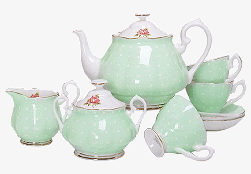 Vidsel Bone China Coffee Cup Set European Coffee Set - Teapot, transparent png download