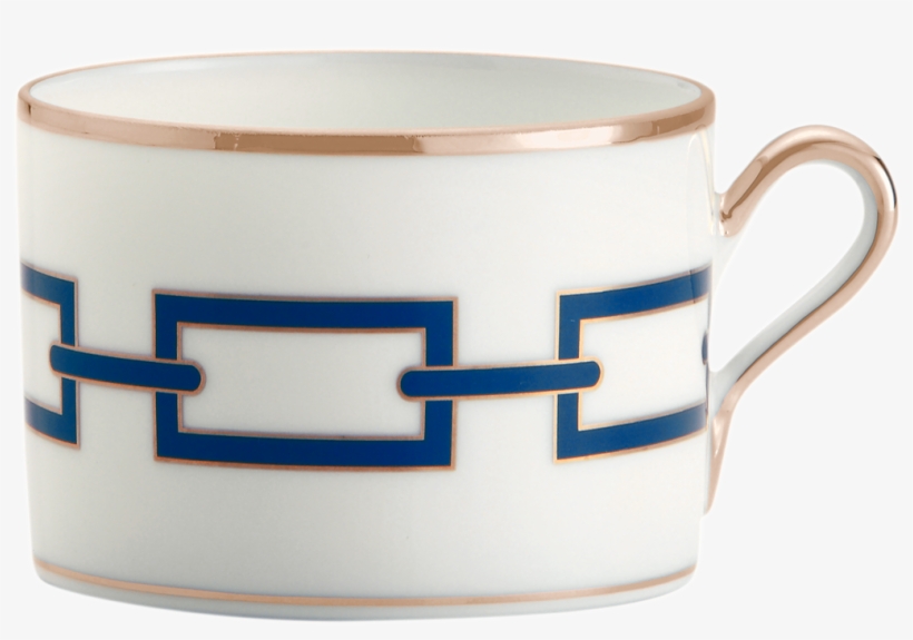Tea Set For Two Catene Zaffiro - Richard Ginori Catene Blue Tea Cup, transparent png download