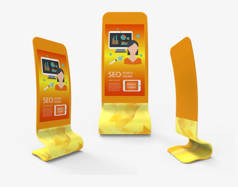 C-shaped Tension Fabric Banner Stand - Textile, transparent png download