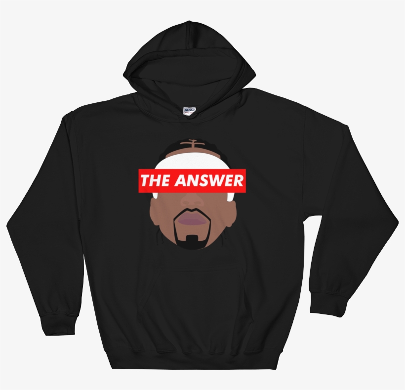 Allen Iverson Answer - Depressed Hoodie, transparent png download