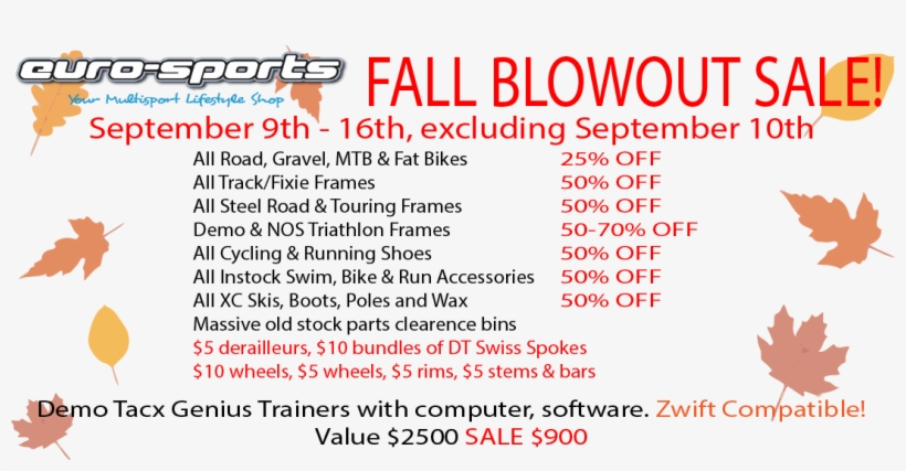 Es Fall Blowout Sale Web Banner - Lifestyle, transparent png download