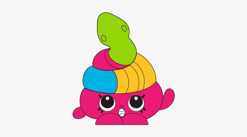 Jelly Snake Ct Art - Shopkins Jelly Snake, transparent png download