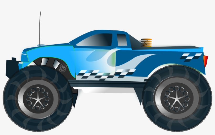 Monster-truck - Monster Truck Invitation Card, transparent png download