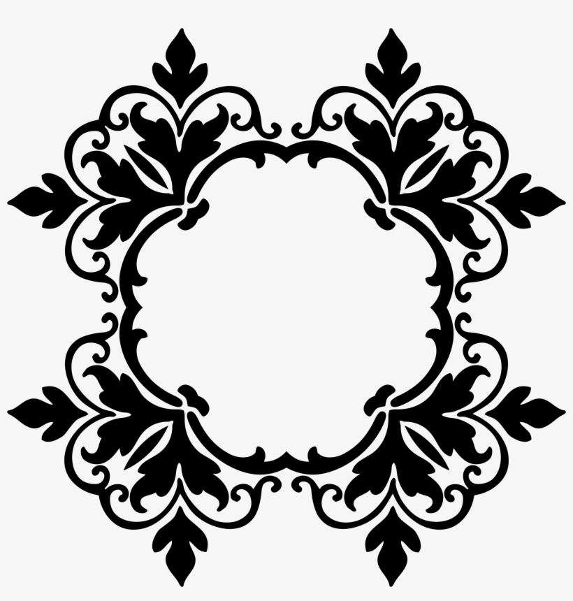 This Free Icons Png Design Of Damask Frame 4, transparent png download