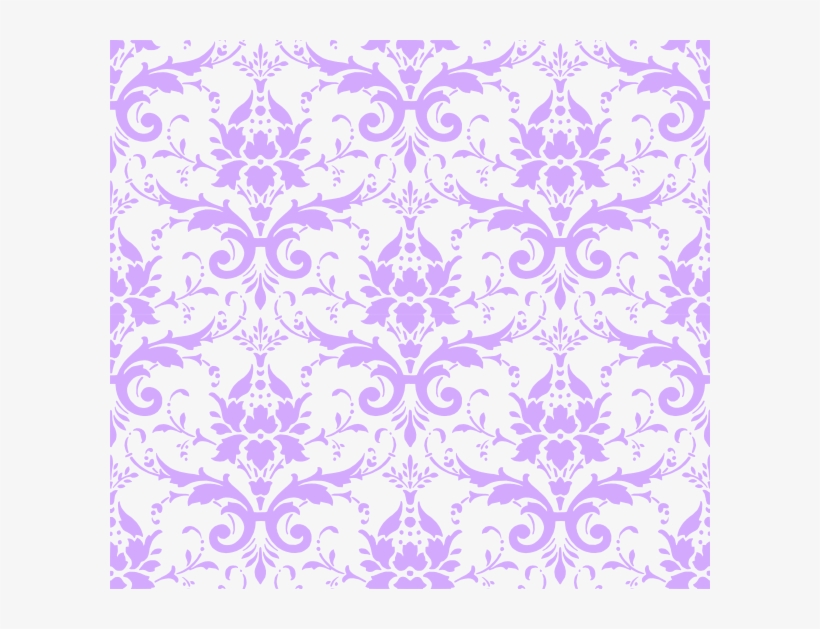 Png Free Stock Lavender Background Clip Art At Clker - Damask Background Lilac, transparent png download