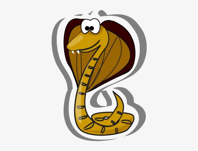 Drawn Serpent Cartoon - Con Rắn Vector, transparent png download