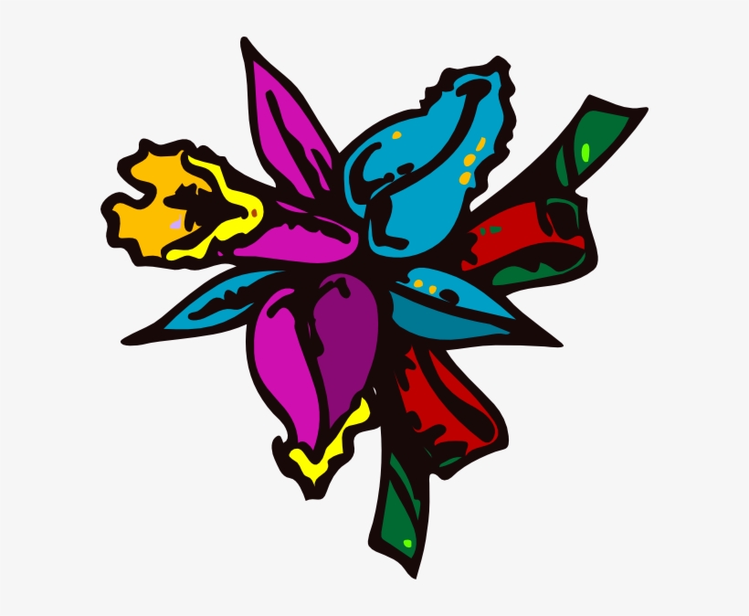 Original Png Clip Art File Rainbow Daffodil Svg Images, transparent png download