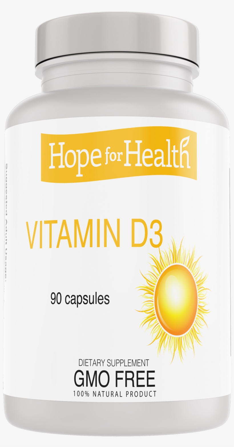 Vitamin D3 90 Capsules - Olive Leaf, transparent png download