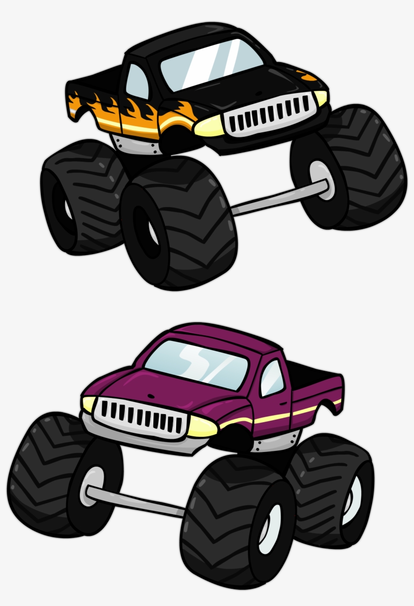A Couple Of Monster Trucks - Monster Truck, transparent png download