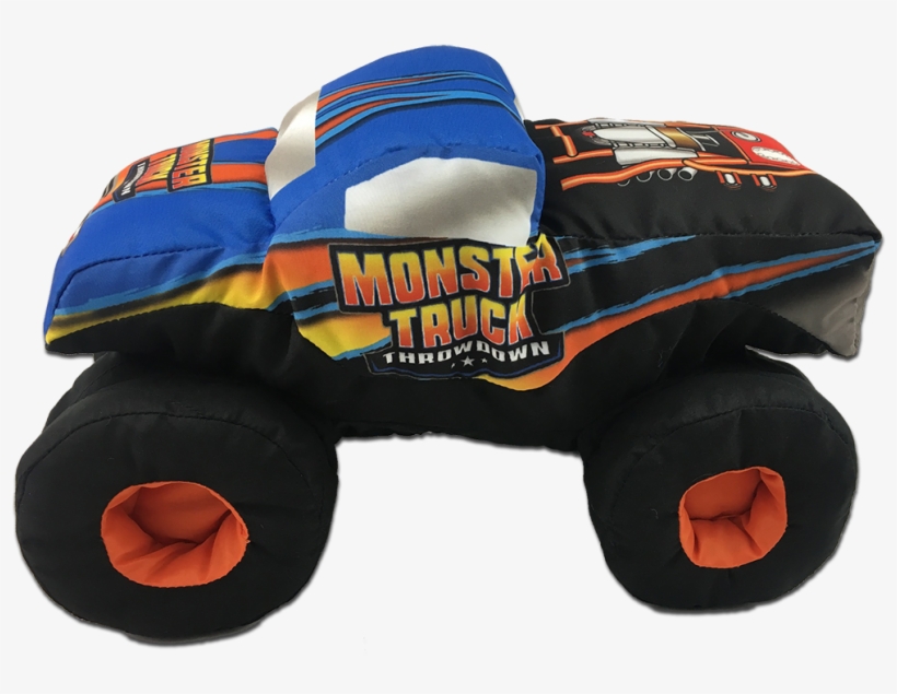 Monster Truck Throwdown Puff Truck - Truck, transparent png download