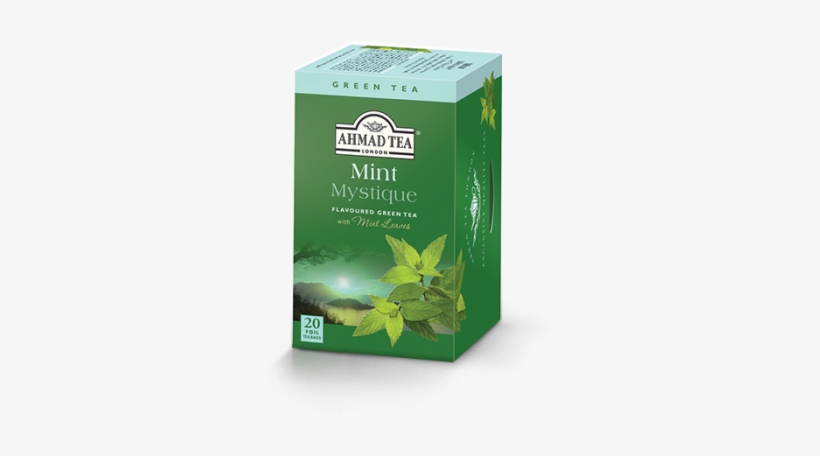 Mint Mystique 20ct Box - Ahmad Mint Green Tea, transparent png download