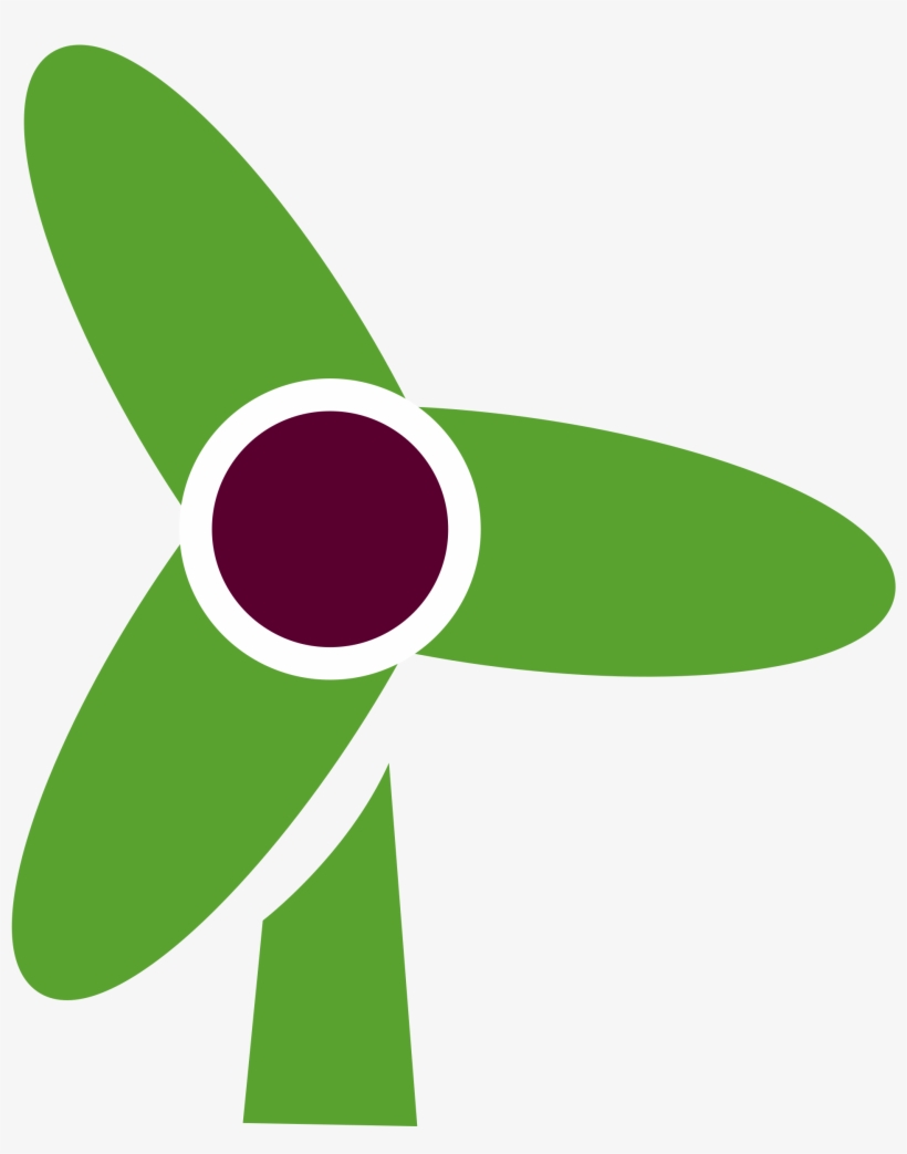 Winding Road Clipart - Wind Turbine, transparent png download