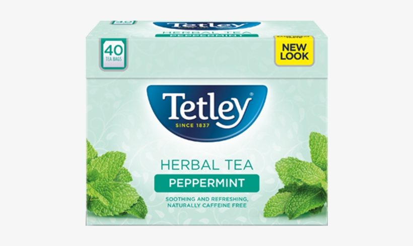 Peppermint - Tetley Decaf 160 Tea Bags 500g, transparent png download