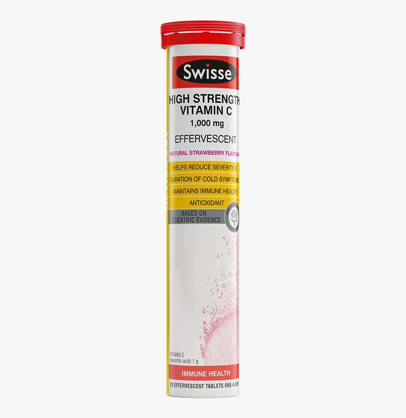 Swisse Ultiboost High Strength Vitamin C Effervescent - Swisse Vitamin C Drink, transparent png download