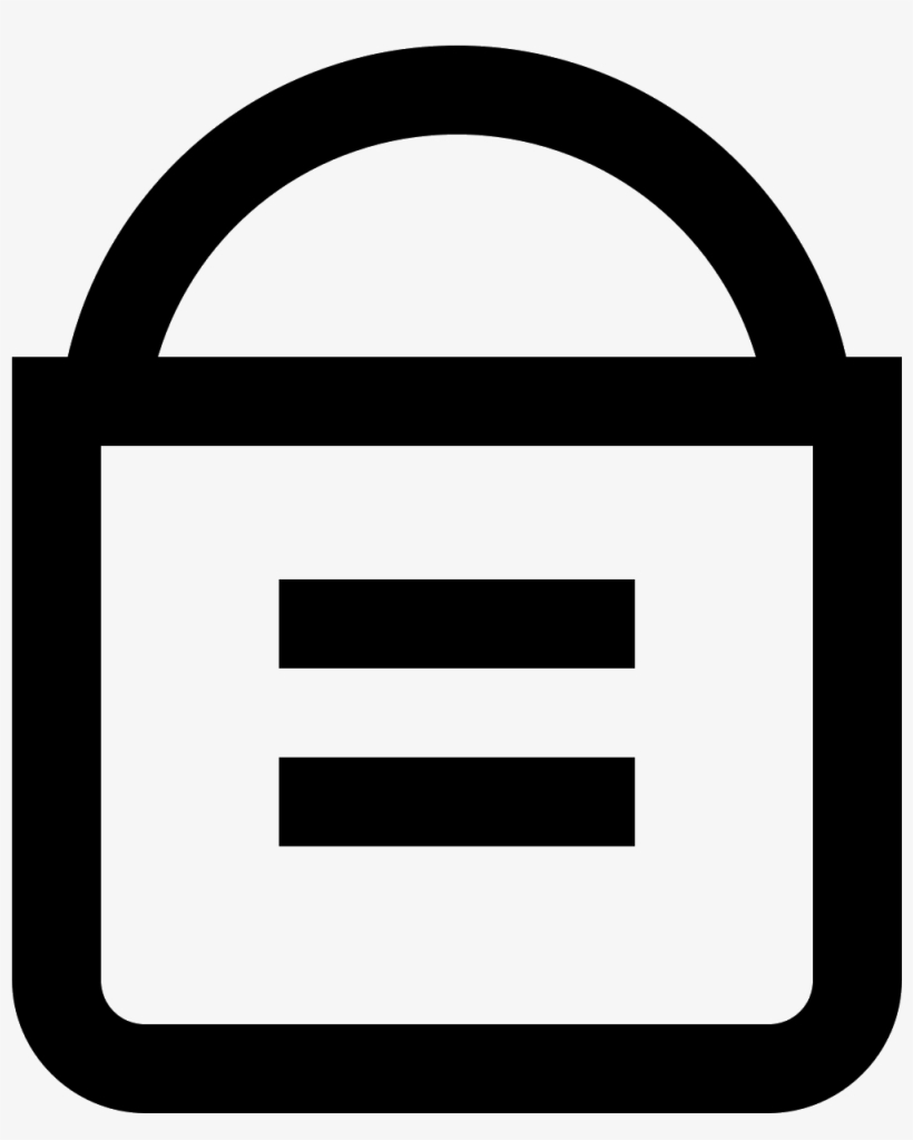 Paint Bucket With Label Icon - Bucket, transparent png download