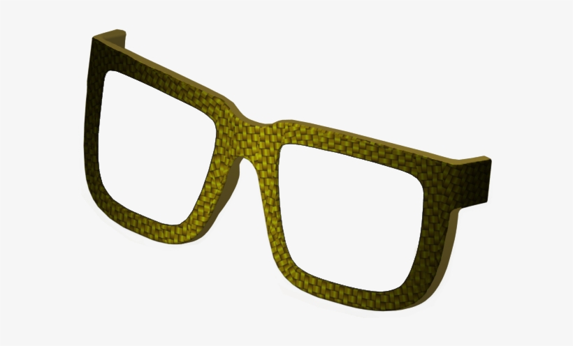 Glow G-force Gold Carbon Frame - Sunglasses, transparent png download