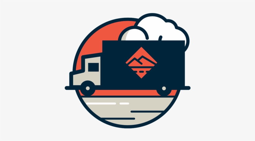 Road Id Shipping Truck, transparent png download