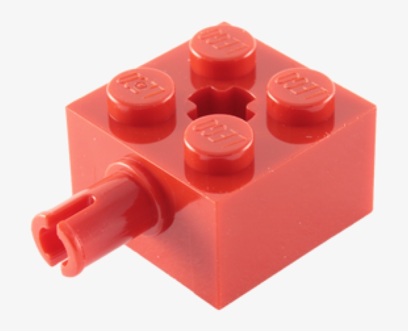 Buy Lego Brick 2 X 2 With Pin And Axlehole - Construction Set Toy, transparent png download
