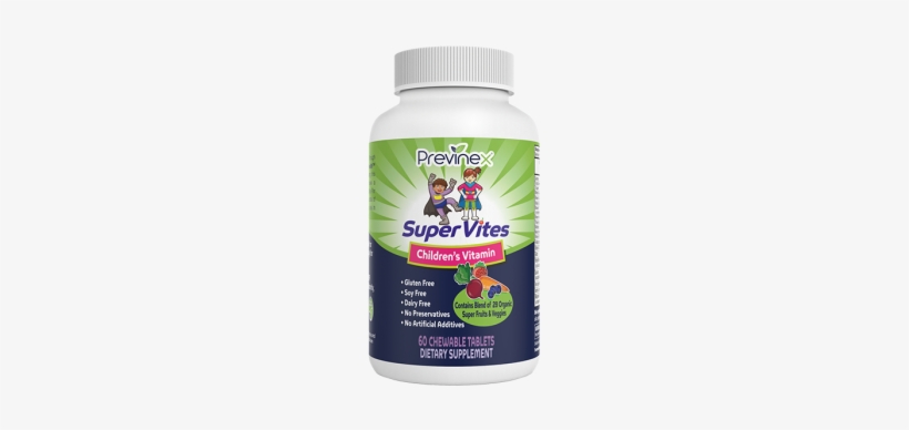 Super Vites Children's Chewable Multi Vitamin - Vitamin, transparent png download