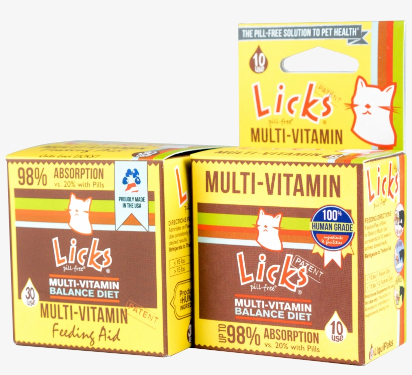 Cat Multi-vitamin - Licks Liquid Cat Urinary Tract Care 10 Packs, transparent png download