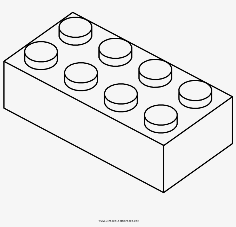 Lego Brick Coloring Page Lego Brick Coloring Pages Transparent PNG