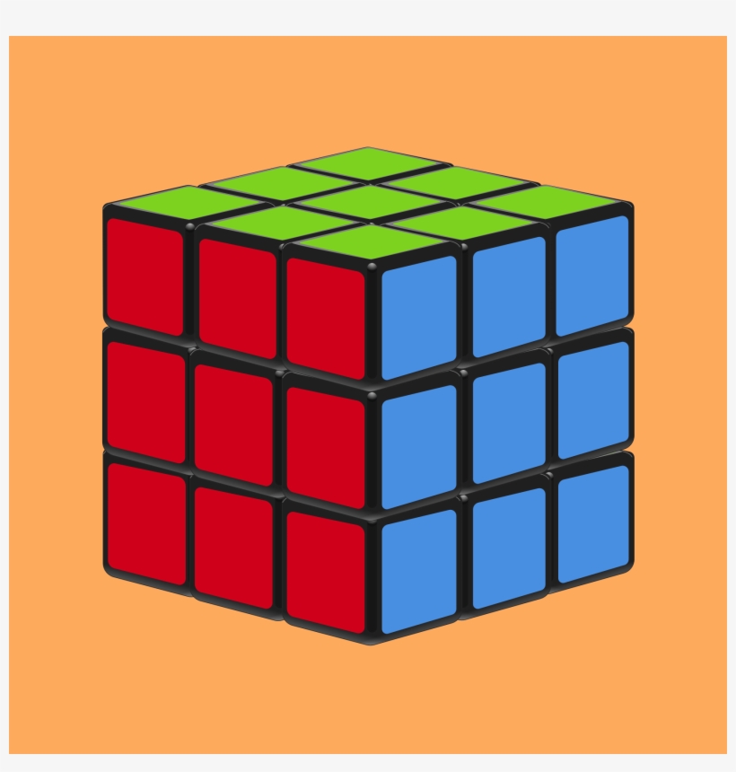 38- Rubiks Cube - Shades Of Gray Rubik's Cube, transparent png download