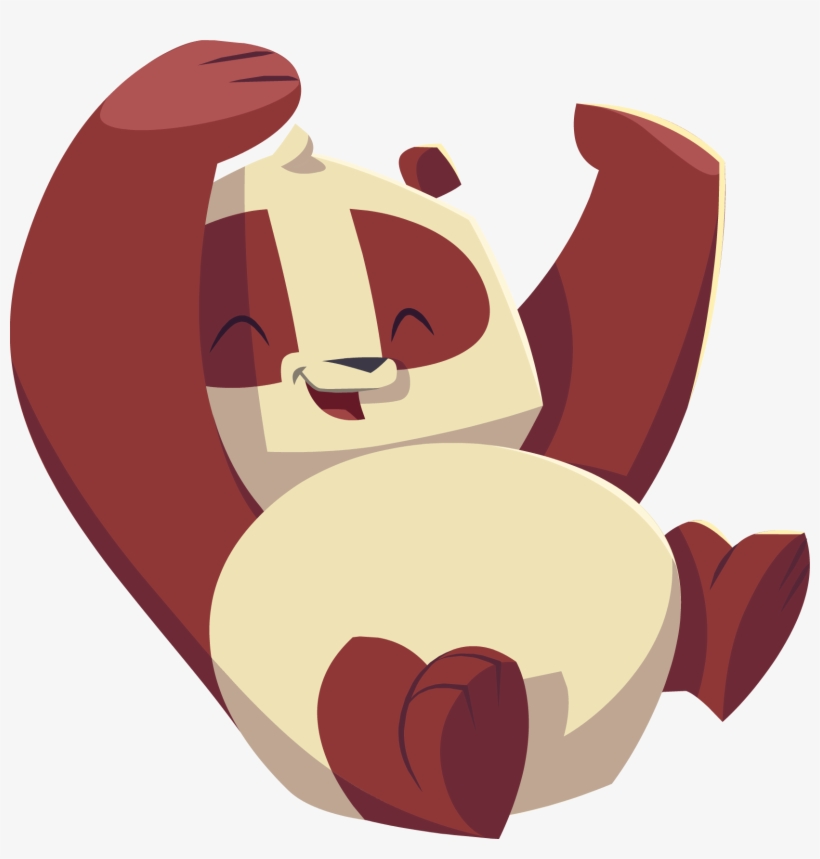Panda Having Fun - Panda Png Animal Jam, transparent png download