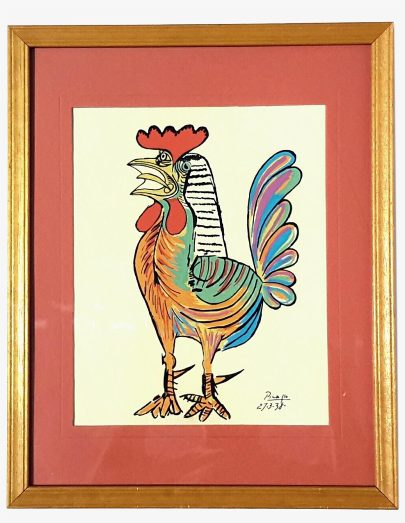 Vintage Signed And Dated Picasso Lithograph Titled - Lithography, transparent png download