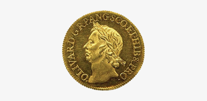 1656 Oliver Cromwell - Quarter, transparent png download