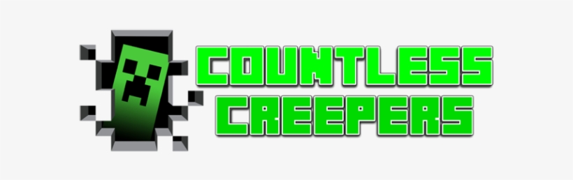 Countless Creepers Mod - 3d Minecraft Wall Stickers, transparent png download