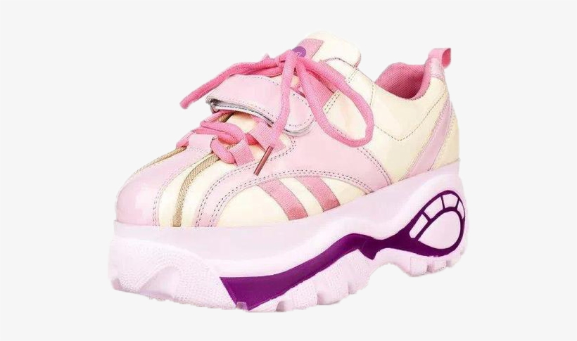 Jelly Creepers - Black Sneakers Casual Patchwork Round Toe Rubber Spring, transparent png download