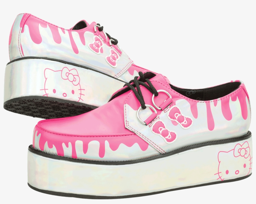 Shoes Of The Day - Hello Kitty Creeper Shoes, transparent png download
