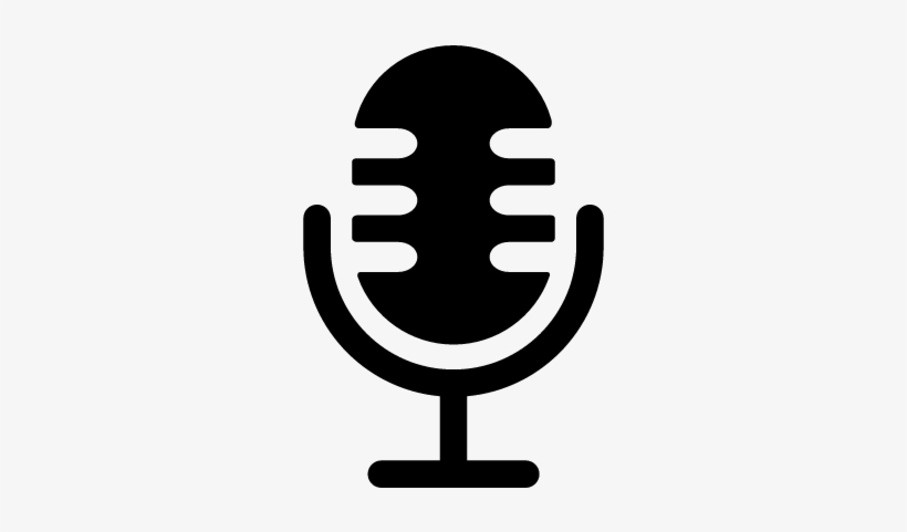 Old Radio Microphone Vector - Icono Microfono Radio, transparent png download