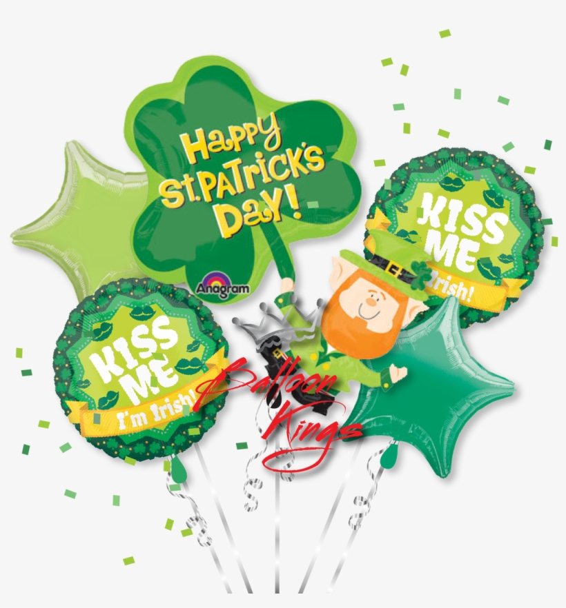 Happy St Patricks Day Bouquet - Happy St. Patrick's Day Leprechaun & Shamrock 80cm, transparent png download