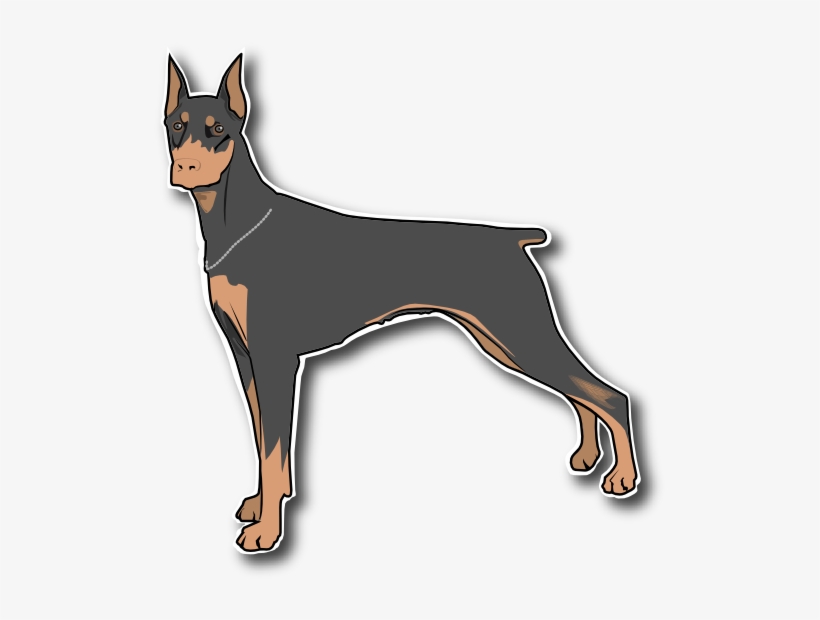 Doberman Cliparts - Great Dane Clipart Png, transparent png download