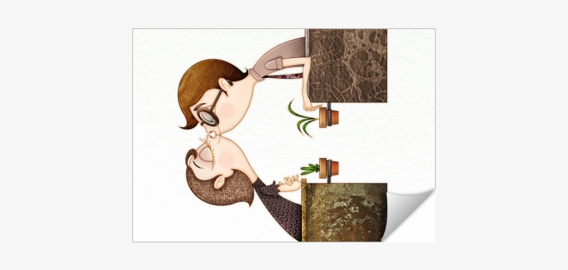 Beso - Beso Art Print - Mini By José Luis Guerrero, transparent png download