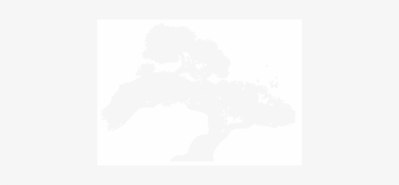Bonsai Tree Silhouette Png, transparent png download