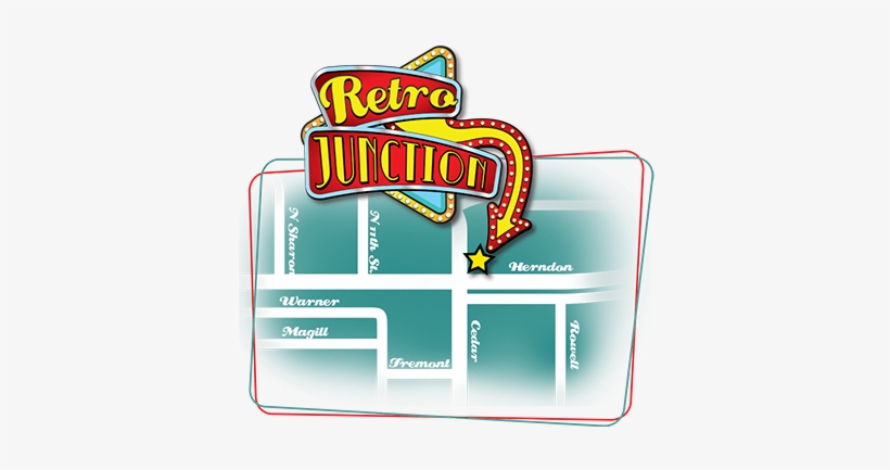Retro Junction Is The Central Valley's Hippest Pit-stop - Graphic Design, transparent png download