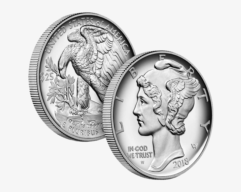 2018 American Eagle One Ounce Palladium Proof Coin - 2018 Palladium Eagle Proof, transparent png download