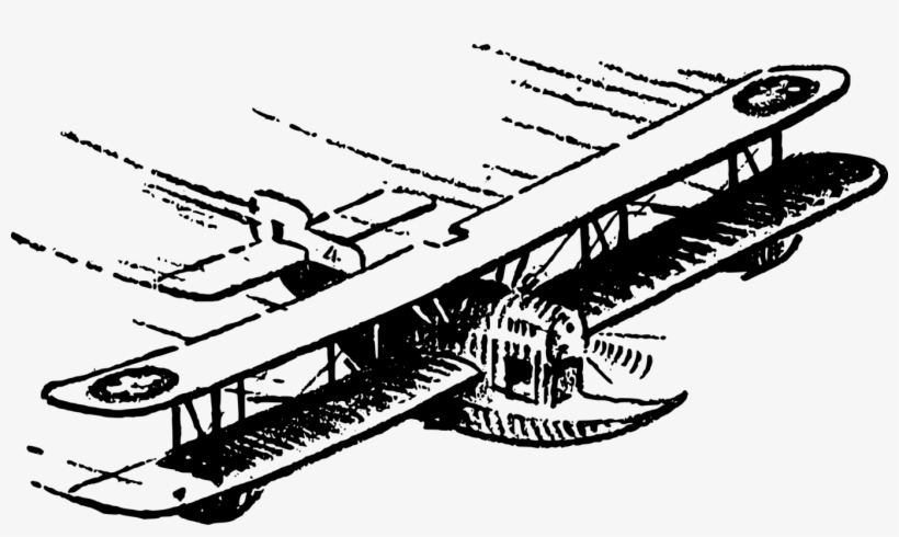 Biplane Flying - Flight, transparent png download
