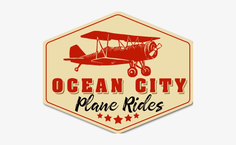 Ocean City Plane Rides - Biplane, transparent png download