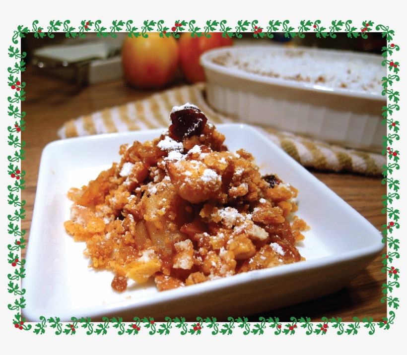 Fortune Cookie Apple Crumble And Where Is The Snow - Dessert, transparent png download
