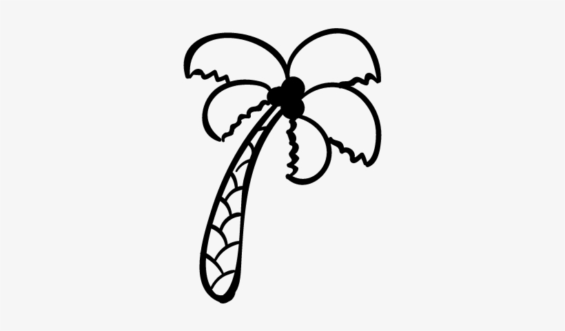 Palm Tree Vector - Scalable Vector Graphics, transparent png download