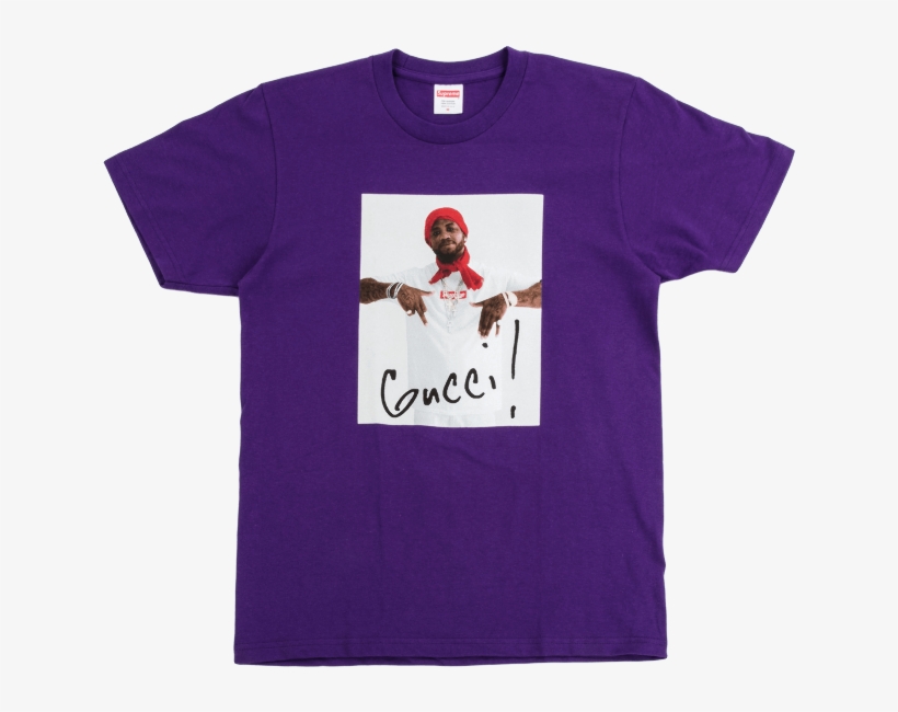Supreme Gucci Mane Tee, transparent png download