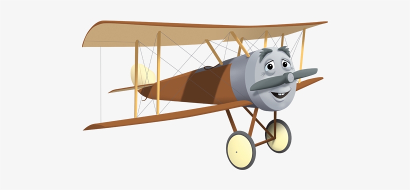 Bertie Biplane - Biplane, transparent png download