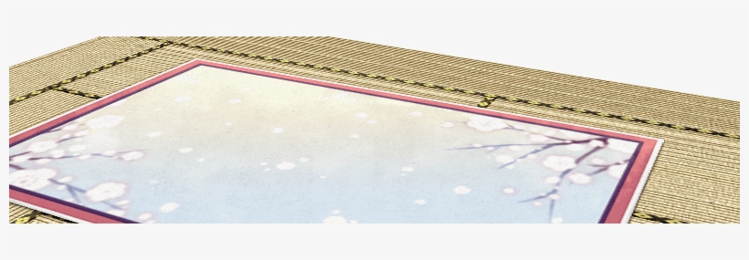 Tatami & Plum-patterned Carpet - Carpet, transparent png download