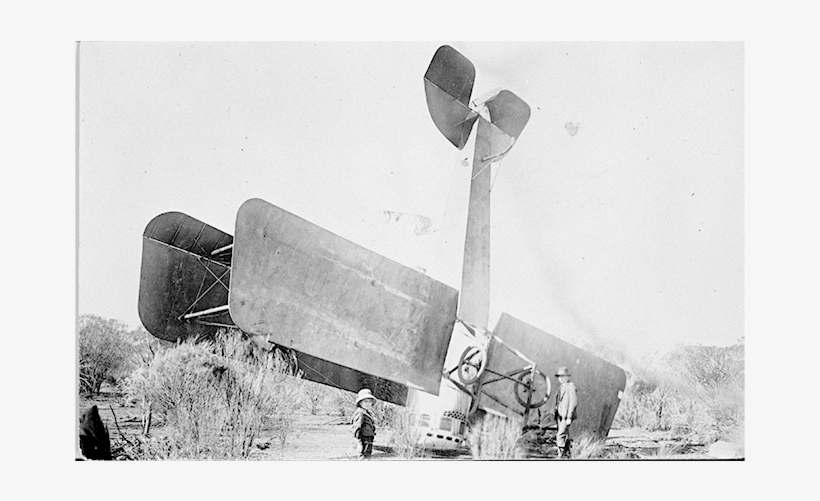 Crashed Kalgoorlie Biplane - Airplane, transparent png download