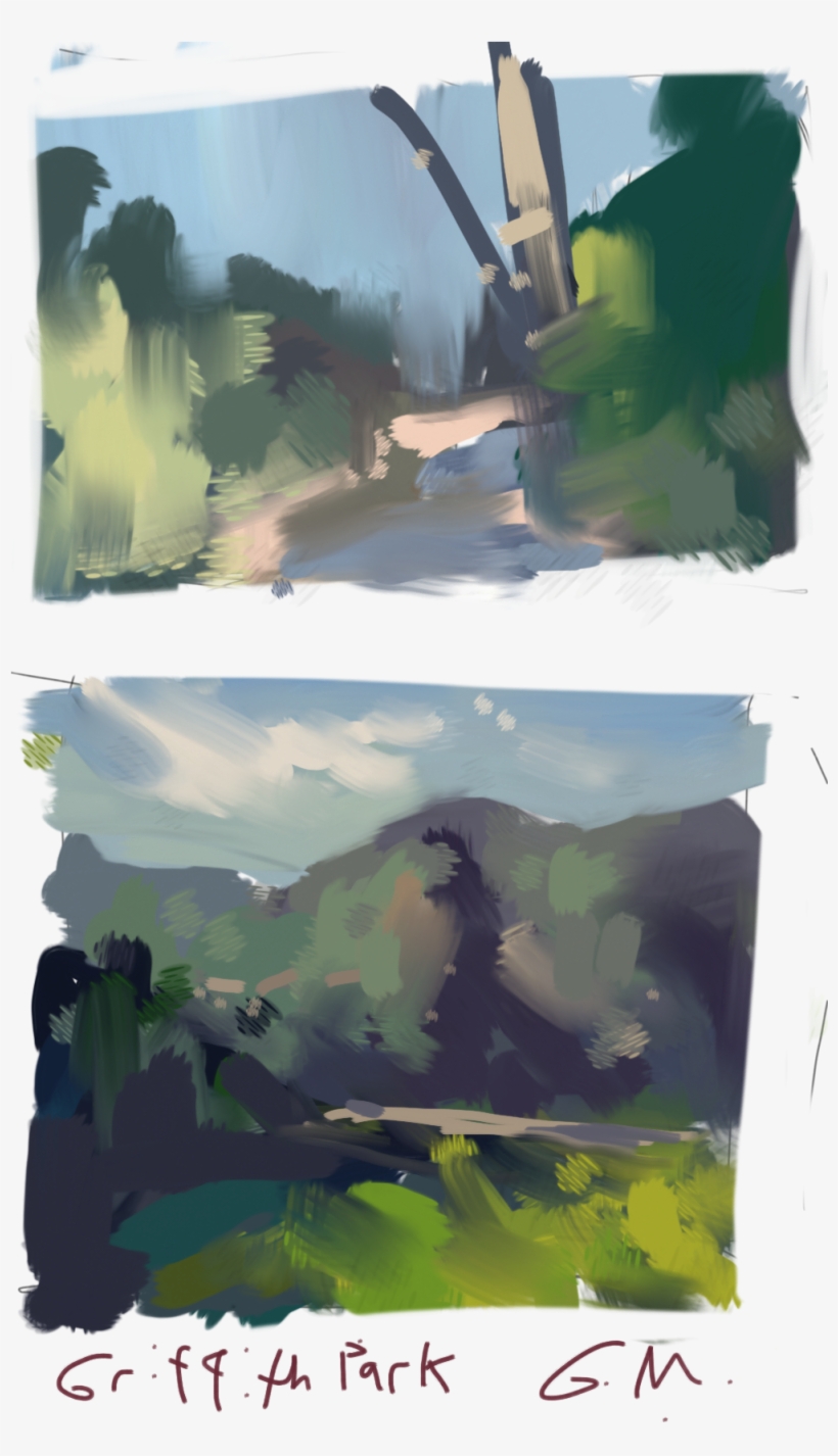 Griffith Park - Painting, transparent png download