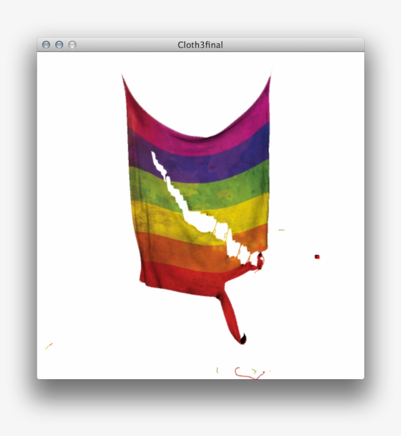 Large Central Tear Torn2 - Graphic Design, transparent png download